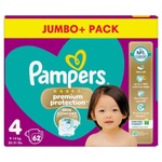 Pampers Premium Protection Size 4 Jumbo+ Pack (62 Piece)